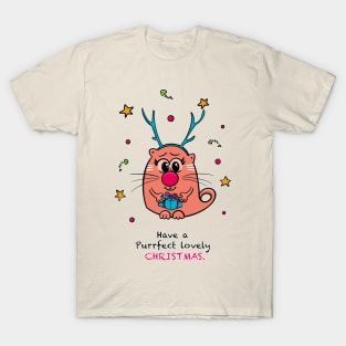 Have a Purrfect Lovely Christmas T-Shirt